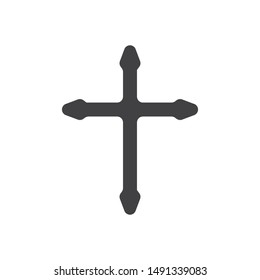 cross icon vector illustration design template