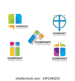 cross icon vector illustration design template