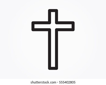 cross icon, vector illustration eps10