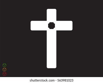 cross icon, vector illustration eps10