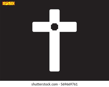 cross icon, vector illustration eps10