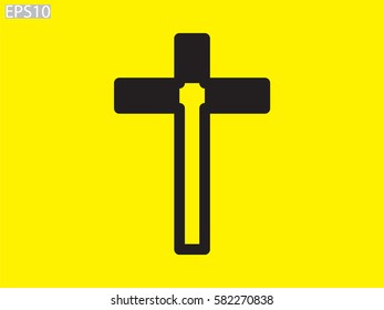 cross icon, vector illustration eps10