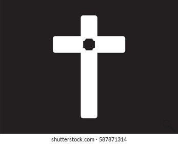 cross icon, vector illustration eps10