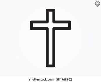 cross icon, vector illustration eps10