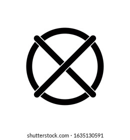 Cross icon, vector illustration. Flat design style. vector cross icon illustration isolated on white, cross icon Eps10. cross icons graphic design vector symbols.