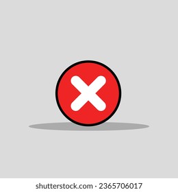 Cross icon vector png image