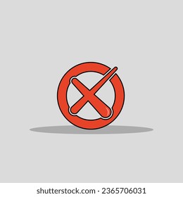 Cross icon vector png image