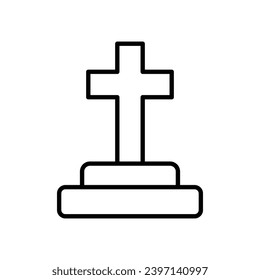 Ilustración de material vectorial de icono cruzado