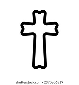 Cross Icon Vector Symbol Design Illustration