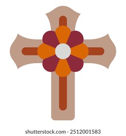 Cross icon for web, app, infographic, etc