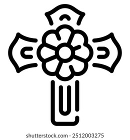 Cross icon for web, app, infographic, etc