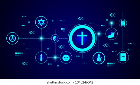 cross of the cross icon. From Web set