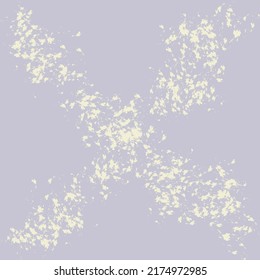Cross ink bush element background abstract vector seamless pattern.