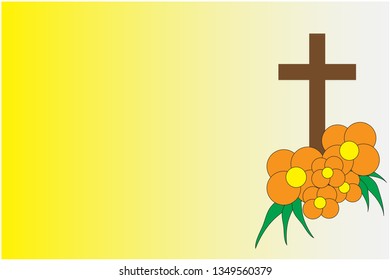 The Cross of Jesus Christ is so beautiful, Vector.