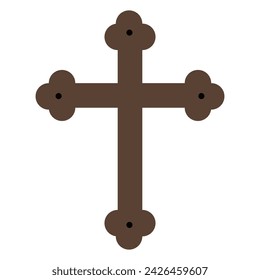 Cross of Jesus Christ, digital art illustration