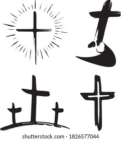 cross of Jesus Christ. resurrection symbol