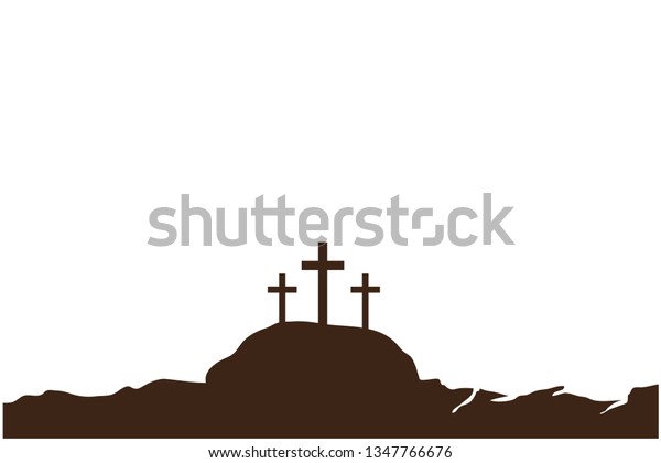 Cross Jesus Christ Vector Stock Vector (Royalty Free) 1347766676