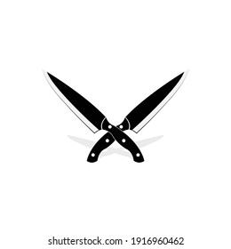 Cross knife vector art and graphics