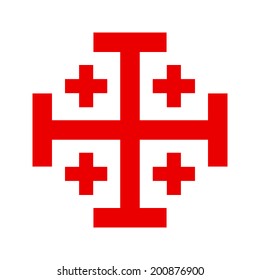 Cross of Knightly Order of the Holy Sepulchre of Jerusalem