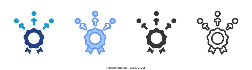 Cross Licensing icon set multiple style collection