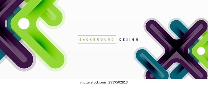 Cross line background minimal geometric template. Design for wallpaper, banner, background, landing page, wall art, invitation, prints, posters