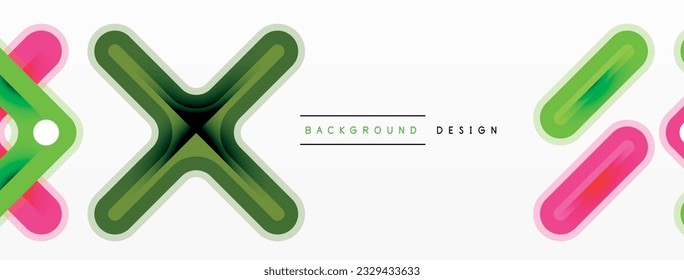 Cross line background minimal geometric template. Design for wallpaper, banner, background, landing page, wall art, invitation, prints, posters