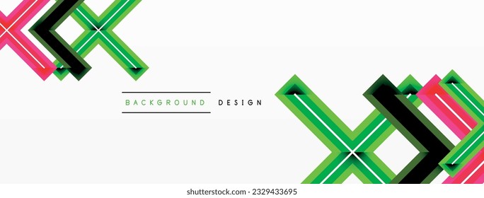 Cross line background minimal geometric template. Design for wallpaper, banner, background, landing page, wall art, invitation, prints, posters