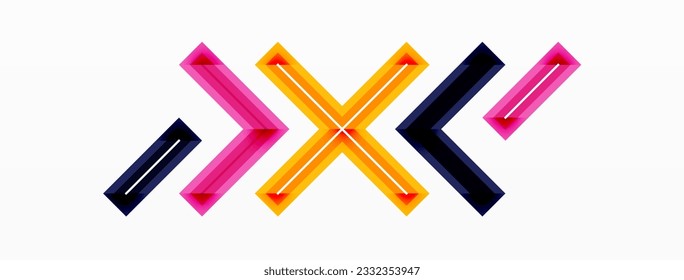 Cross line background minimal geometric template. Design for wallpaper, banner, background, landing page, wall art, invitation, prints, posters