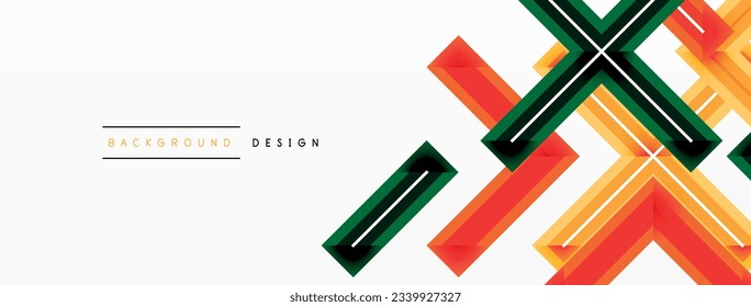 Cross line background minimal geometric template. Design for wallpaper, banner, background, landing page, wall art, invitation, prints, posters