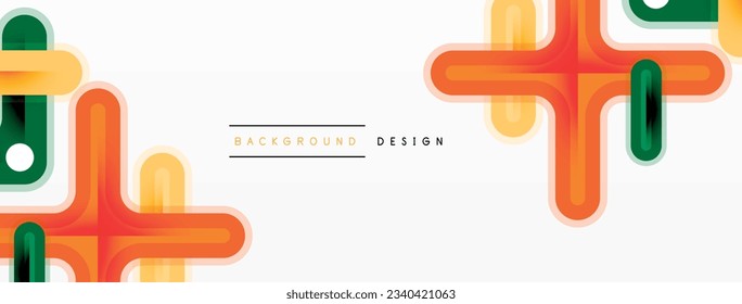 Cross line background minimal geometric template. Design for wallpaper, banner, background, landing page, wall art, invitation, prints, posters