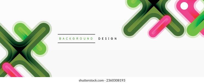 Cross line background minimal geometric template. Design for wallpaper, banner, background, landing page, wall art, invitation, prints, posters