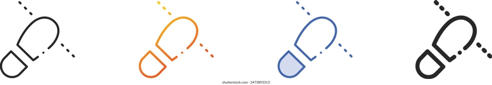 cross line icon.Thin Linear, Gradient, Blue Stroke and bold Style Design Isolated On White Background