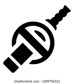 
Cross line over the electric cigarette depicting smoking prohibited 
