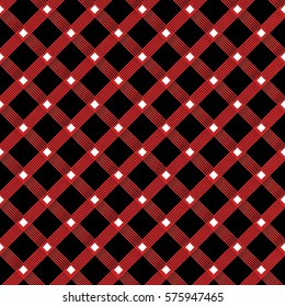 Cross lines pattern. vector background, repeatable grid, mesh pattern.  lattice, grillage texture. Vector.