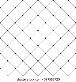 Cross lines pattern  vector background  simple pattern  Seamlessly repeatable grid  mesh pattern  Simple lattice  grillage texture  Vector 