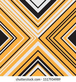 Crosslines em Quadrado Grade Motivo Vetor Modelo Design Geométrico com Triângulos e Listras Padrão, Losango Motivos Étnicos Folk, Rede Ornamento Tribal, Reticulado, Grill, Design de Repetição Simples