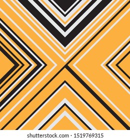 Líneas cruzadas en cuadrado Motif Vector plantilla Diseño geométrico con triángulos y rayas patrón, Lozenge Motifs étnicos populares, Red de ornamentos tribales, Entramado, Grill, Diseño reincidente simple