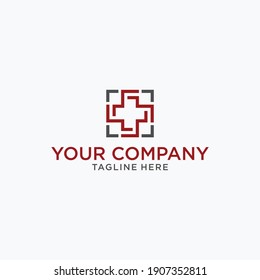 Cross Logo For Companies In The Healthcare Sector.