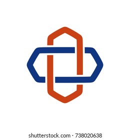 Cross Logo Design Concept X