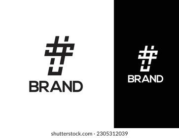 Diseño de logotipos cruzados - Plantilla de diseño de logotipos
