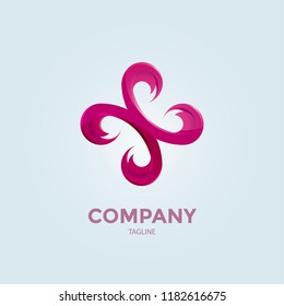 Cross logo. Design template icon with cross