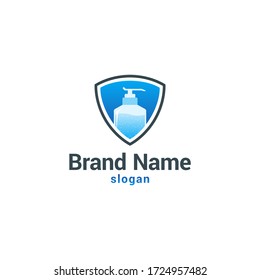 vector de diseño de logotipo cruzado para empresa médica