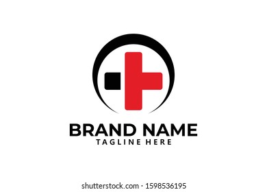 cross logo icon vector isolated