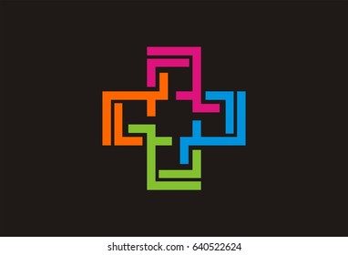 Cross Logo Vector