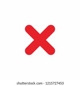 Cross Mark icon symbol vector illustration