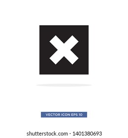 cross mark icon vector illustration