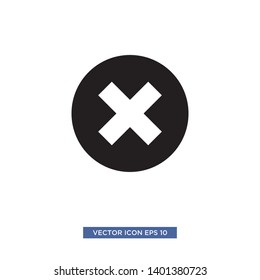 cross mark icon vector illustration