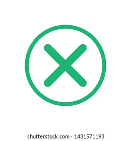 Cross mark icon for web and mobile.