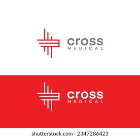 cross medical logo Design Template Vector icon