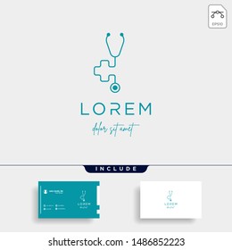 Cross Medical Logo Design vector isolated icon
